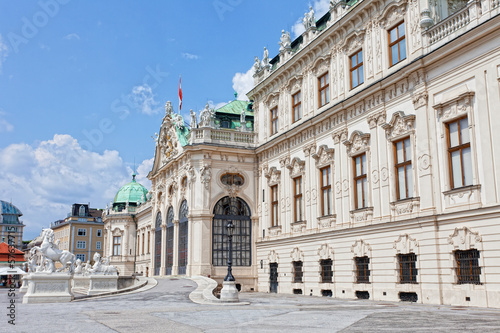 Photo: Belvedere palace in Vienna, Austria Belvedere palace in Vienna, Austria