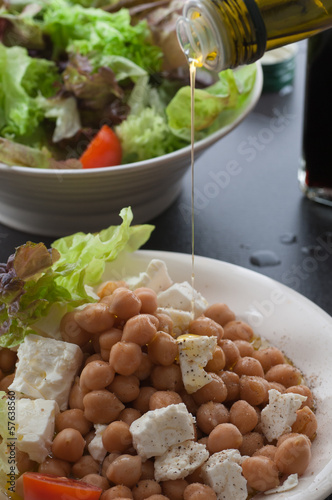 Photo: Chickpea Feta Salad Chickpea Feta Salad