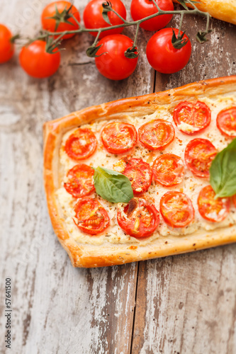 Photo: Quiche with tomato and ricotta Quiche with tomato and ricotta