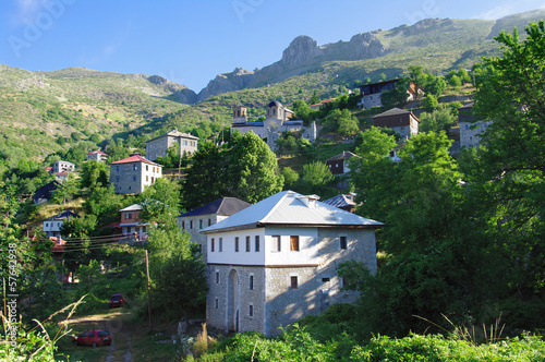 Galicnik village in Mavrovo National Park, Republic of Macedonia