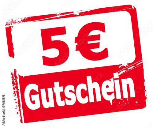Vector: 5 € Gutschein 5 € Gutschein