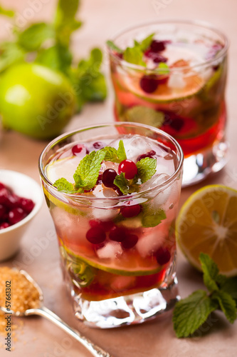 Photo: Cranberry mojito Cranberry mojito