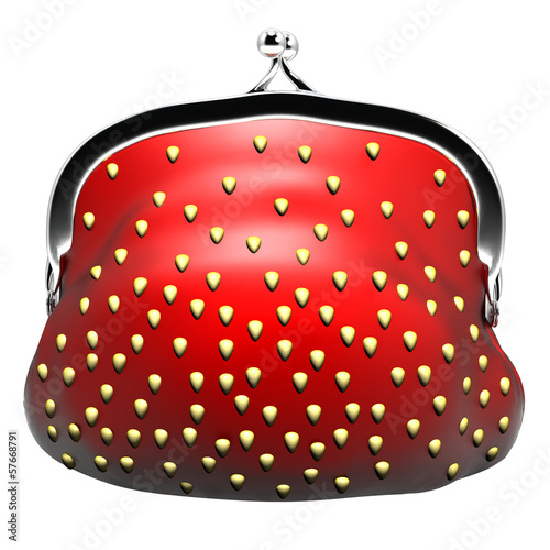 Illustration: appetizing purse strawberries appetizing purse strawberries