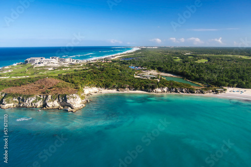 Photo: Aerial view of Macao beach Aerial view of Macao beach