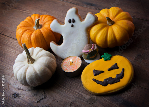 Photo: Halloween homemade gingerbread cookies Halloween homemade gingerbread cookies