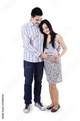 Photo: Happy pregnant couple Happy pregnant couple