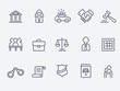 Law icons Law icons