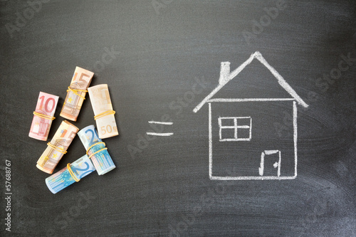 Photo: Money Equals House Money Equals House