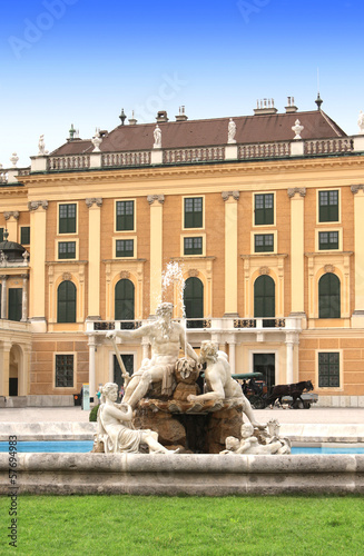 Photo: Fountain at Schonbrunn Palace, Vienna Fountain at Schonbrunn Palace, Vienna