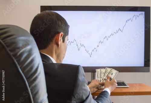 Photo: profits in financial markets profits in financial markets