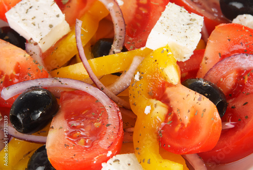 Photo: Greek salad Greek salad