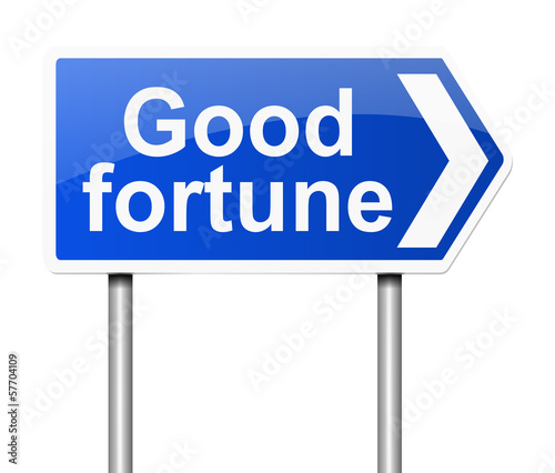Illustration: Good fortune concept. Good fortune concept.