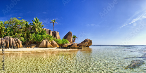 Photo: Beautiful beach in Seychell island Beautiful beach in Seychell island
