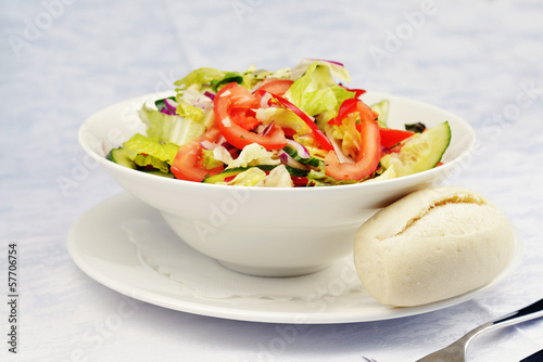 Photo: salad of fresh vegetable salad of fresh vegetable
