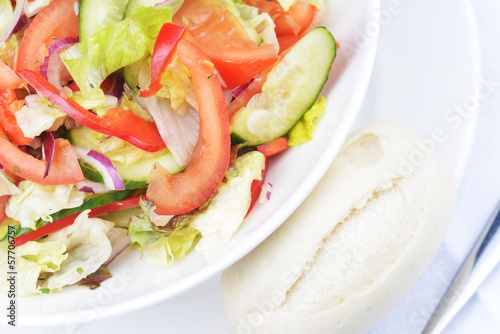 Photo: salad of fresh vegetable salad of fresh vegetable