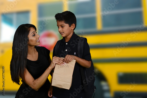 Photo: Child Going To School Child Going To School