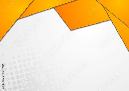 Vector: Bright orange design Bright orange design