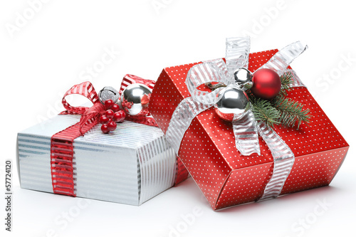 Photo: Red and silver box Red and silver box