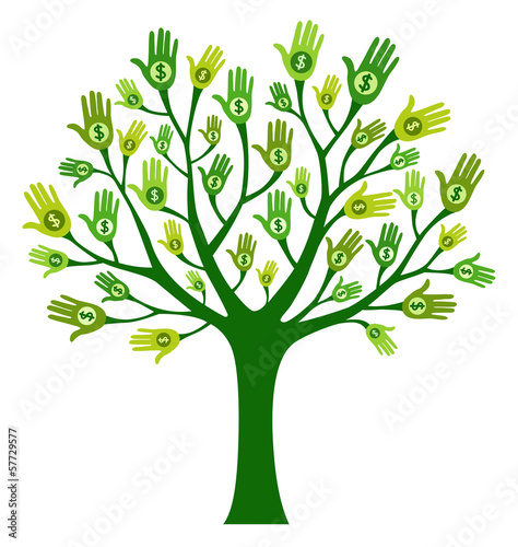 Vector: Money tree Money tree