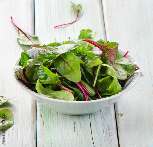 Photo: fresh mixed salad leaves fresh mixed salad leaves