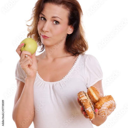 Photo: Süßes Gebäck oder Obst Süßes Gebäck oder Obst