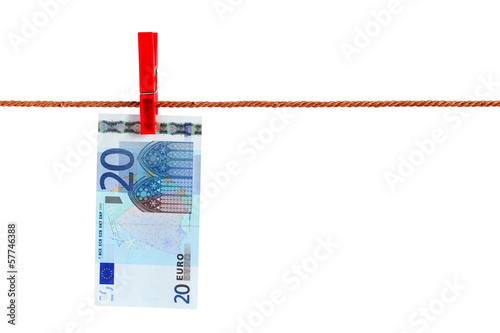 Photo: Twenty Euro On Rope Twenty Euro On Rope
