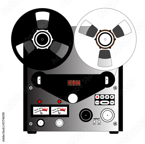 Vector: Black and White Recorder Black and White Recorder