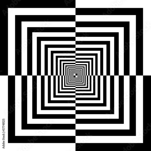 Naklejka dekoracyjna black and white squares