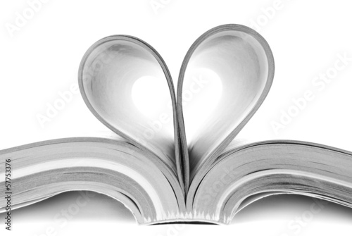 Photo: catalogue folded heart catalogue folded heart