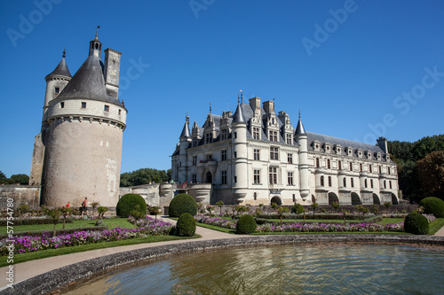 Photo: Chenonceau castle in Loire valley Chenonceau castle in Loire valley