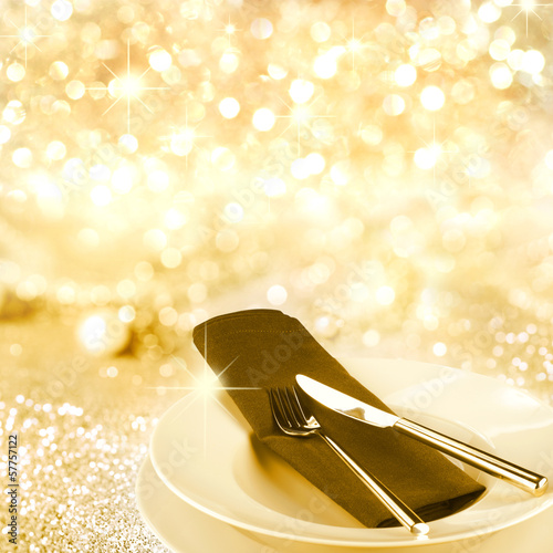 Photo: Empty plate with knife and fork Empty plate with knife and fork
