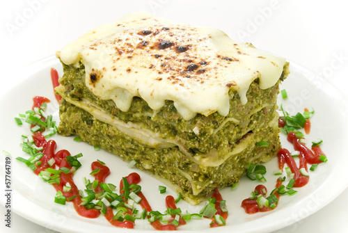 Photo: vegetarian lasagna vegetarian lasagna