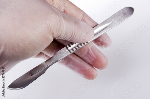 Photo: Medical scalpel Medical scalpel