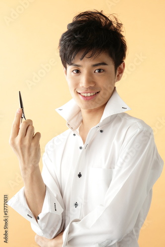 Photo: 男性美容師 男性美容師