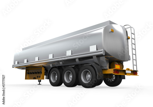 Illustration: Oil Tank Truck Isolated Oil Tank Truck Isolated