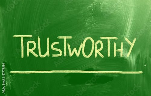 Photo: Trustworthy Concept Trustworthy Concept