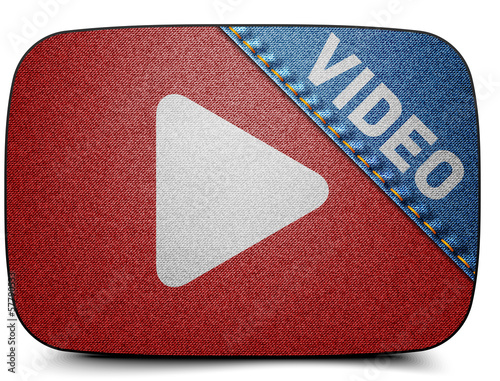 Illustration: Video button Video button