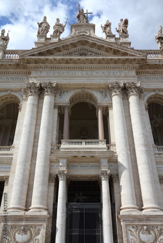 Photo: Rome landmark - Lateran basilica Rome landmark - Lateran basilica