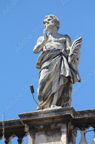 Photo: Saint Pontianus in Vatican Colonnade Saint Pontianus in Vatican Colonnade