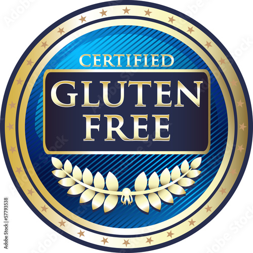 Illustration: Gluten Free Certified Blue Label Gluten Free Certified Blue Label