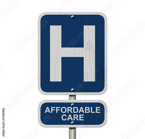 Illustration: Hospital and Affordable Care Hospital and Affordable Care