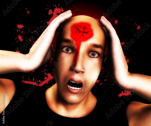 Illustration: Head Wound Head Wound