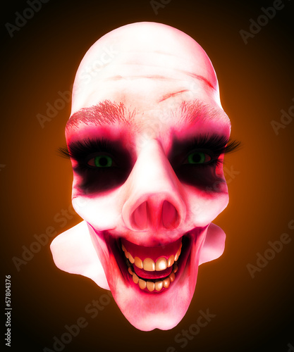 Illustration: Zombie Face Up Close Zombie Face Up Close