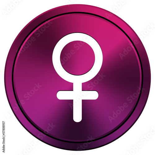 Illustration: Female sign icon Female sign icon
