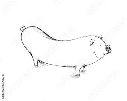 Illustration: Schweinswürstchen Schweinswürstchen