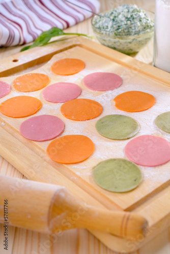 Photo: Cooking ravioli Cooking ravioli