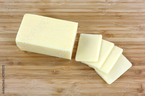 Photo: Reduced Fat Cheese Slices Top Reduced Fat Cheese Slices Top