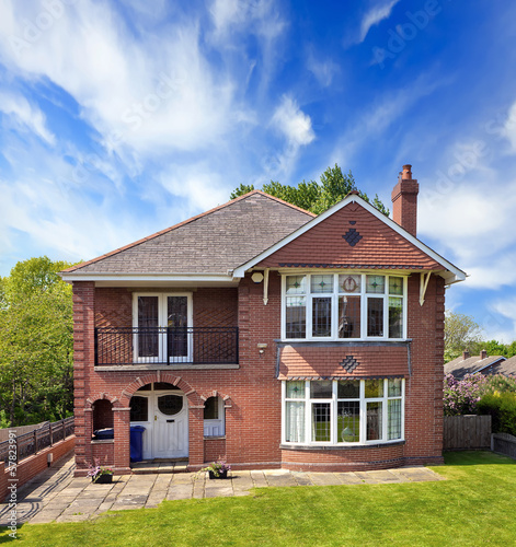 Photo: Typical red brick house Typical red brick house