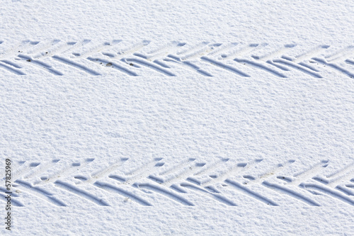 Photo: Schneespur Schneespur