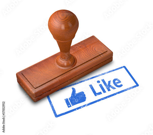 Illustration: Like Rubber stamp Like Rubber stamp